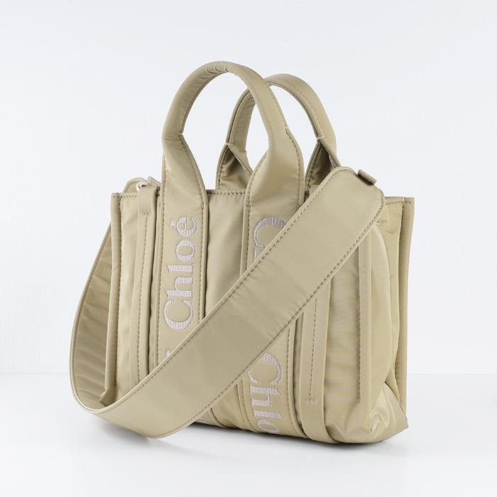 Chloe CHLOE クロエ バッグ WOODY ナイロン スモールトート Chloe CHLOE クロエ バッグ WOODY ナイロン スモールトート
