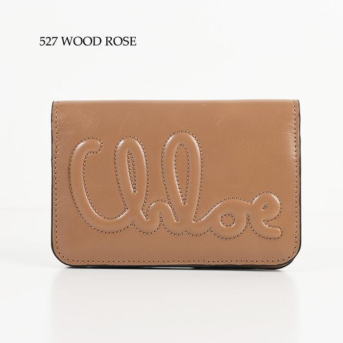 未使用品　箱付き　Chloe クロエ　新型　折り財布　Cロゴ　レザー　ブラウン Chloe（クロエ） 財布 二つ折り財布 ウォレット CHC24WP447O16