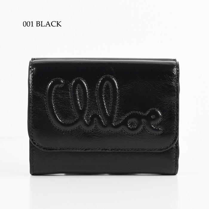 Chloe☆クロエ　ウォレット　三つ折り財布　付属品付　ゴールド×ブラック 楽天市場】クロエ chloe 財布 三つ折り財布 CHC21WP946 F57