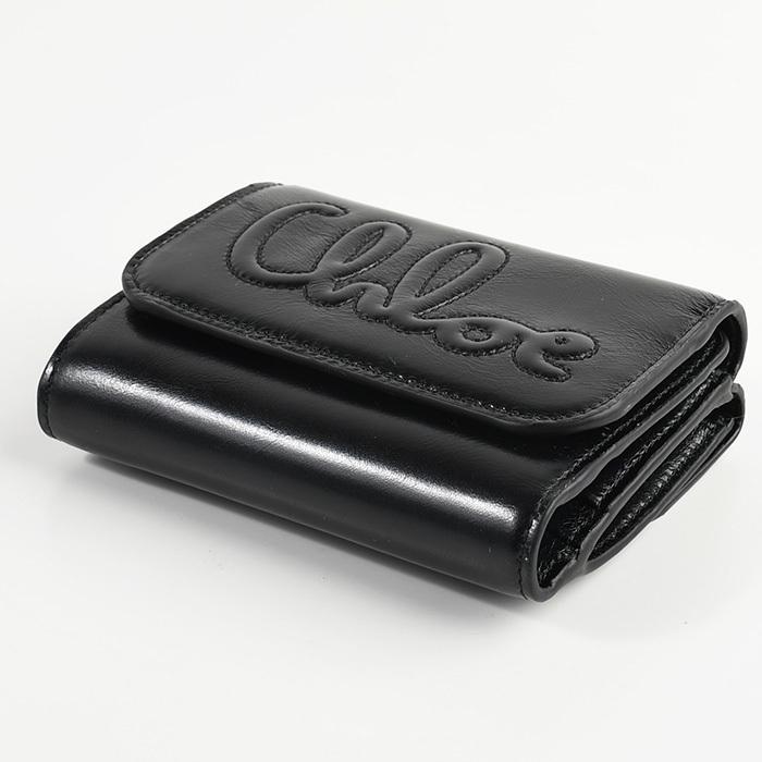 折りたたみ財布 Chloe [Chloe] FW24 Wallet C24WP448O16_001 Chloe CHLOE クロエ 財布 折りたたみ財布 三つ折り財布