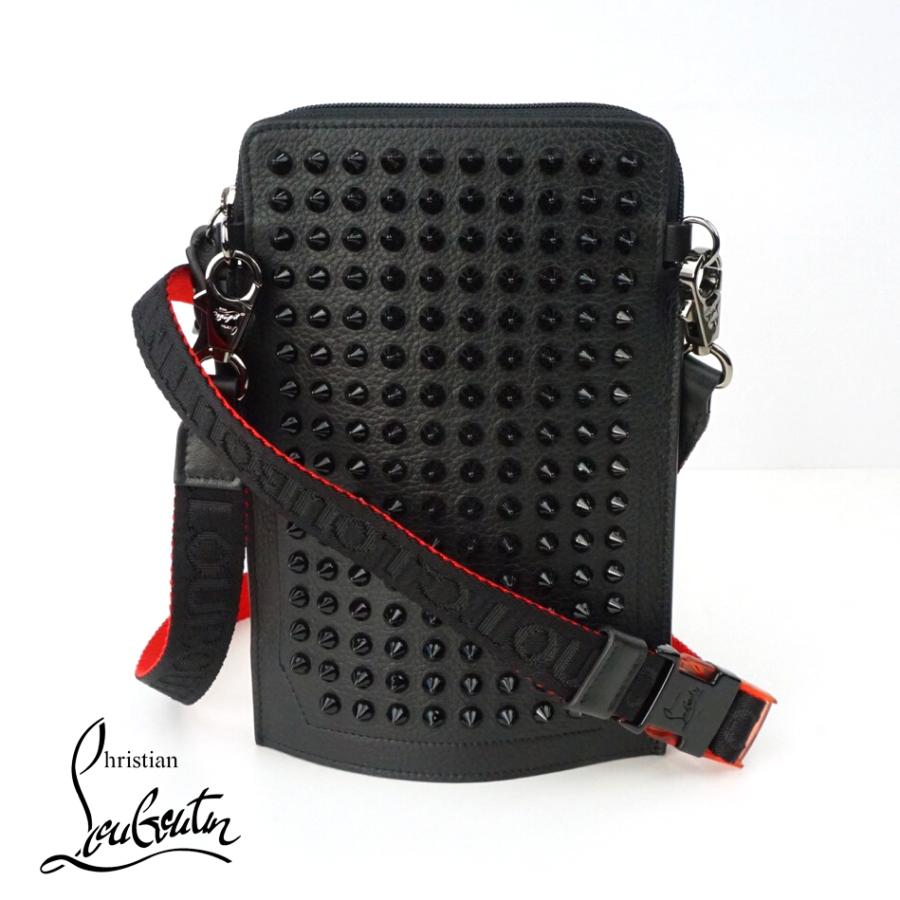 クリスチャンルブタン Christian Louboutin ルビラブ ショルダーバッグ メンズ Loubilab ブラック スタッズ バッグ 黒 Black Christian セレクトショップ Felice Yahoo 店 通販 Yahoo ショッピング