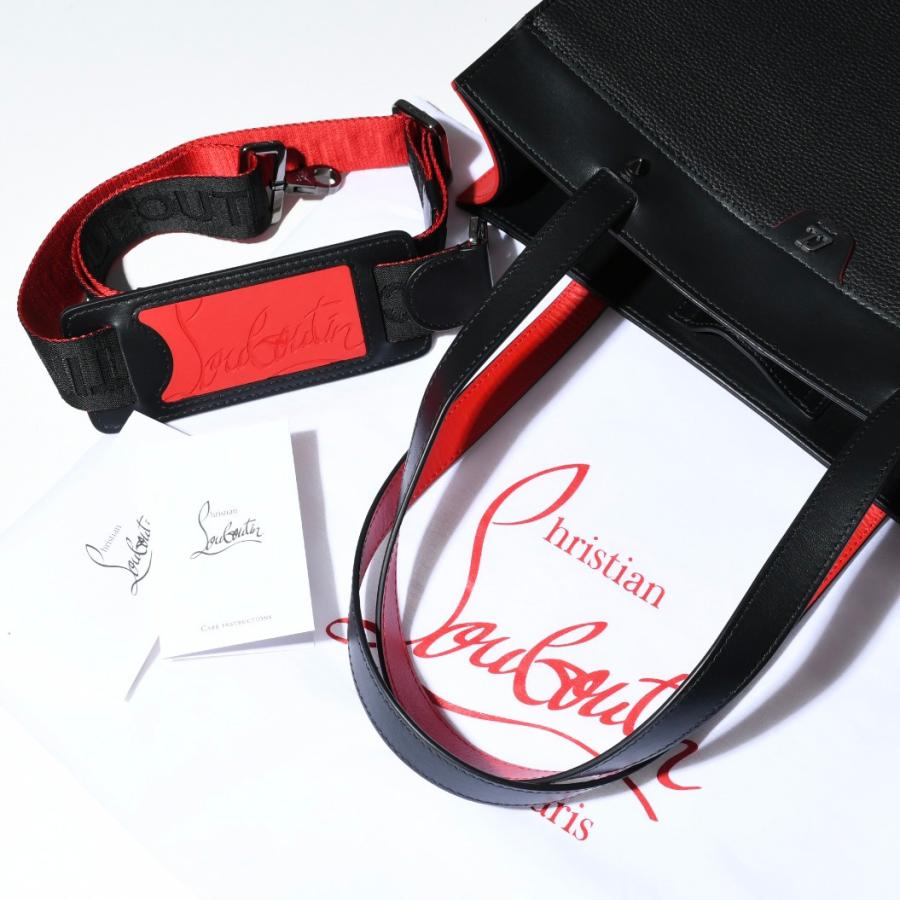 CHRSTIAN LOUBOUTIN クリスチャン ルブタン バッグ 鞄 Ruistote ハンドバッグ ショルダーバッグ 1225141 メンズ ブラック A4収納 人気 おすすめ プレゼント｜selectshopfelice｜08