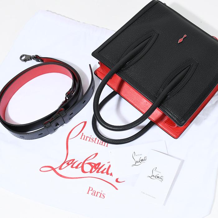 ✨極美品✨クリスチャンルブタン　スタッヅ　ハンドバッグ　2way ブラック クリスチャンルブタン Christian Louboutin バッグ 2WAY ハンドバッグ