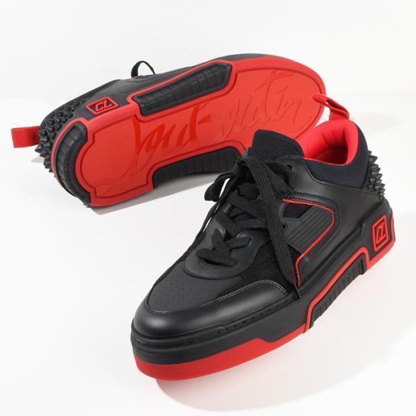 Christian Louboutin ルブタン レザー スニーカー Louis Junior Spikes - スニーカー - カーフレザー - ホワイト