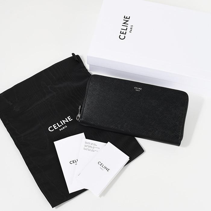 CELINE（セリーヌ） 財布 ウォレット ラージ ジップドウォレット グレ