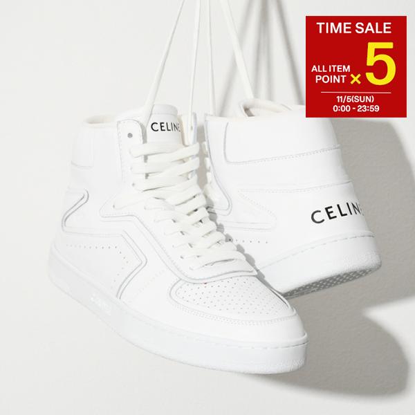 Celine セリーヌ Z トレーナー ハイカット スニーカー 靴 男性用 メンズ カーフレザー White ホワイト c プレゼント ギフト オススメ Cn c セレクトショップ Felice Yahoo 店 通販 Yahoo ショッピング