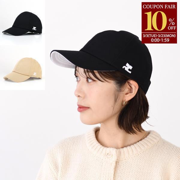 courreges（クレージュ） 帽子 キャップ シグネチャーACコットン