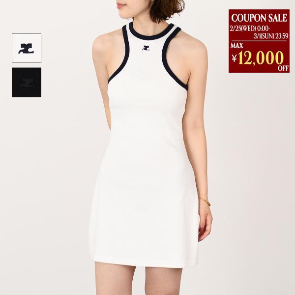 courreges（クレージュ） ワンピース スキューバミニドレス