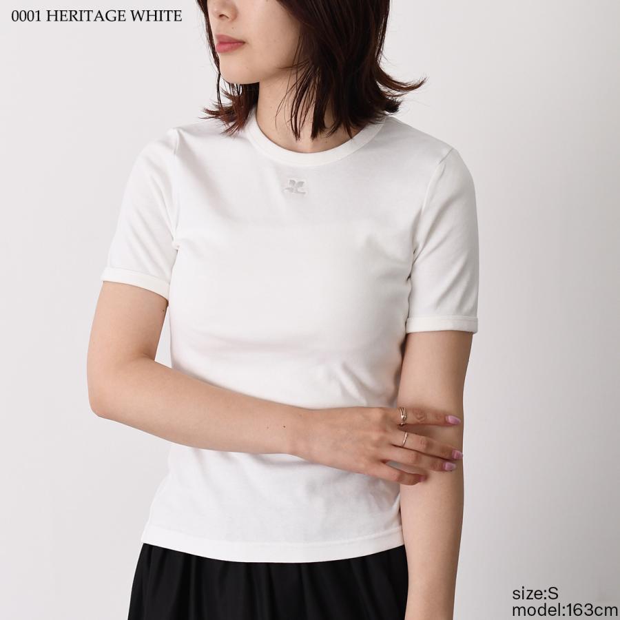courreges（クレージュ） トップス シグネチャーコントラスト Tシャツ