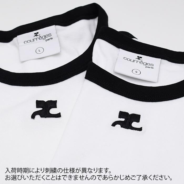 courreges（クレージュ） トップス シグネチャーコントラスト Tシャツ