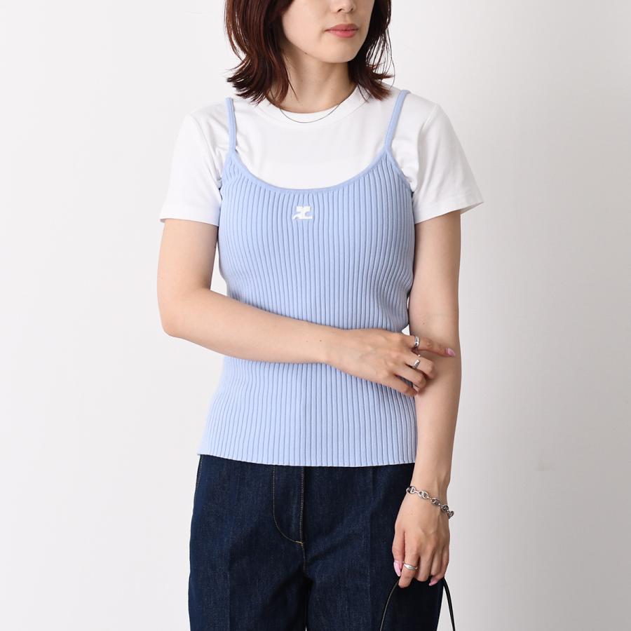 courreges（クレージュ） キャミソール トップス REEDITION リブニット