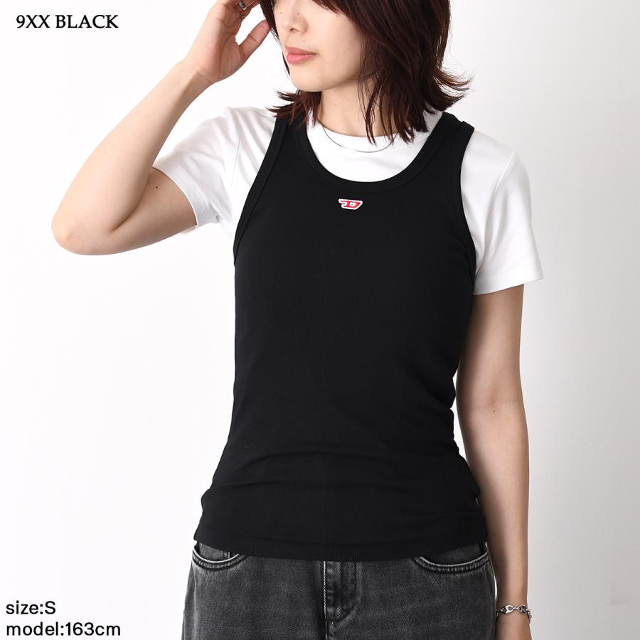DIESELディーゼルレディースT-ANKY-Dブラック タンクトップ DIESEL（ディーゼル） 【Tシャツ2点10％OFF】DIESEL トップス T-ANKY-D
