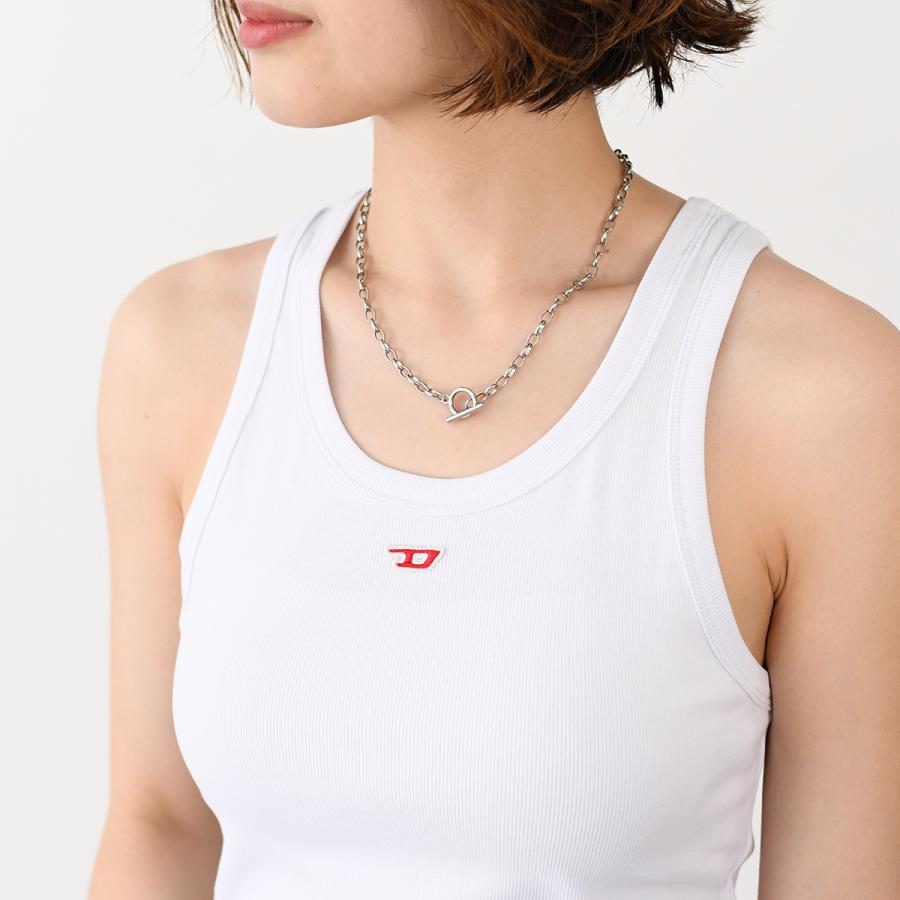 ディーゼル DIESEL T-Anky-D Tank Top レディース：XS T-ANKY-D Woman: Tank top with embroidered D patch | Diesel