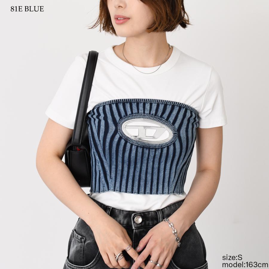 DIESEL ディーゼル トップス M-CLARKSVILLE チューブトップニット