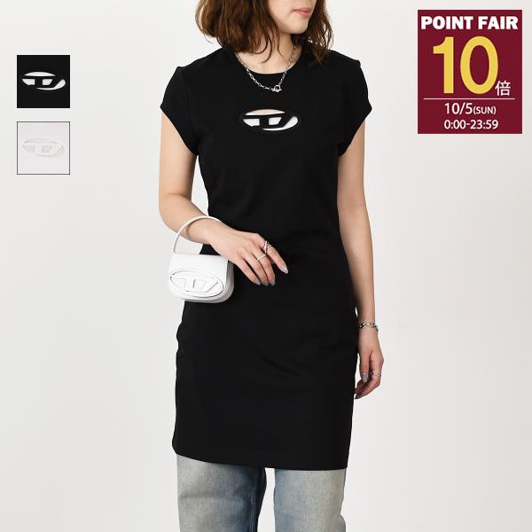 DIESEL>>ディーゼル D-Zenyd ジャージー ミニドレス DIESEL ディーゼル ワンピース トップス D-ANGIEL コットン