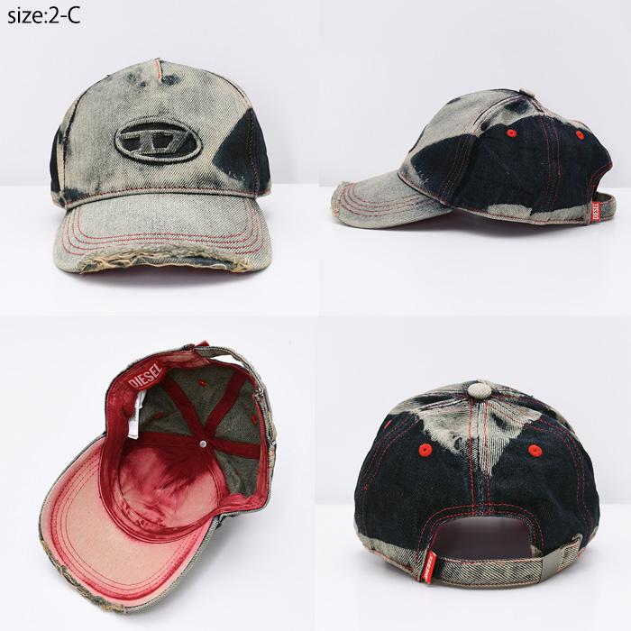 DIESEL デニム キャップ 帽子 DIESEL（ディーゼル） キャップ 帽子 C-SEYMON デニムキャップ A06467
