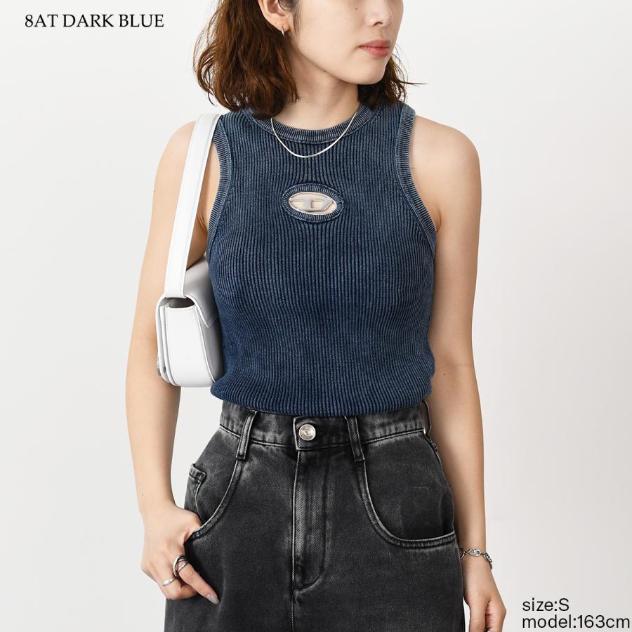 DIESEL ディーゼル ノースリーブ Oval Dプレート タンクトップ Diesel Oval Dプレート タンクトップ | グレー | FARFETCH JP