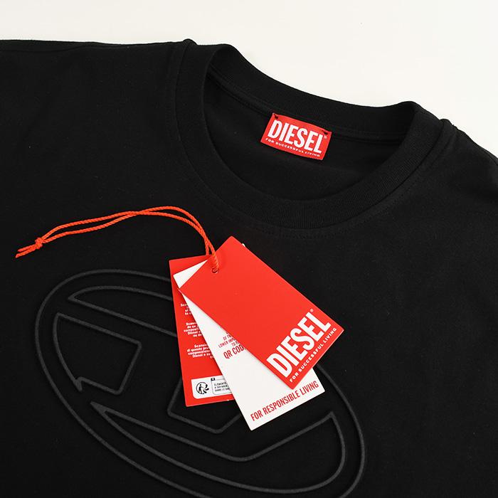 DIESEL メッシュディテール オーバーサイズTシャツ ディーゼル カットソー selectshopfelice_dl-a174020njbm