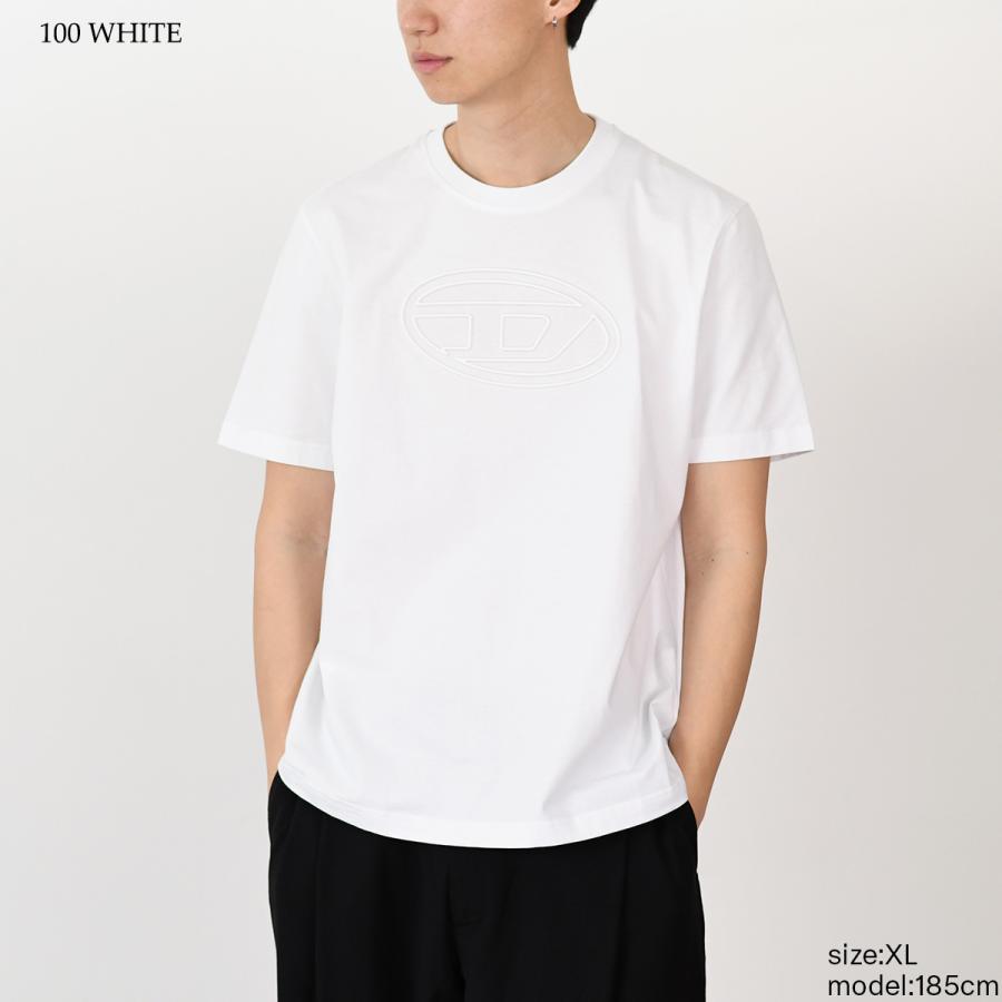 DIESEL ディーゼル トップス Tシャツ T-ADJUST-BIGOVAL コットン