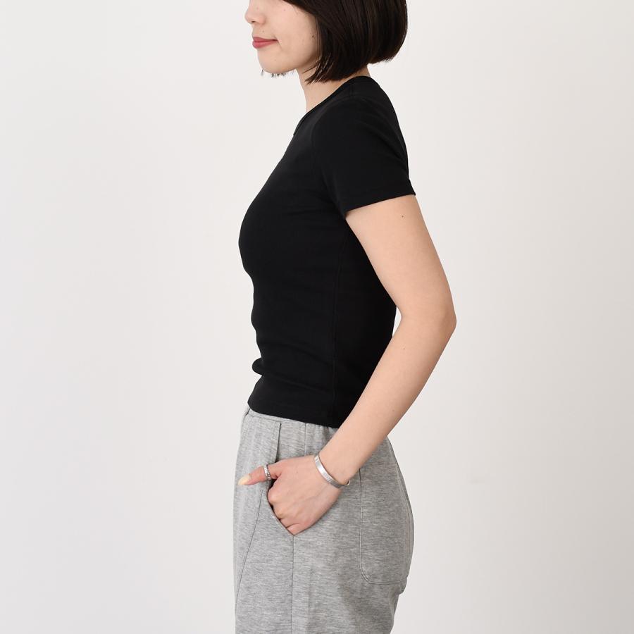 DIESEL ディーゼル Tシャツ トップス カットソー T-ELE-LONG-OD A19910 0JMBA レディース ブラック ホワイト コットン オーバルD スリムフィット 半袖の画像