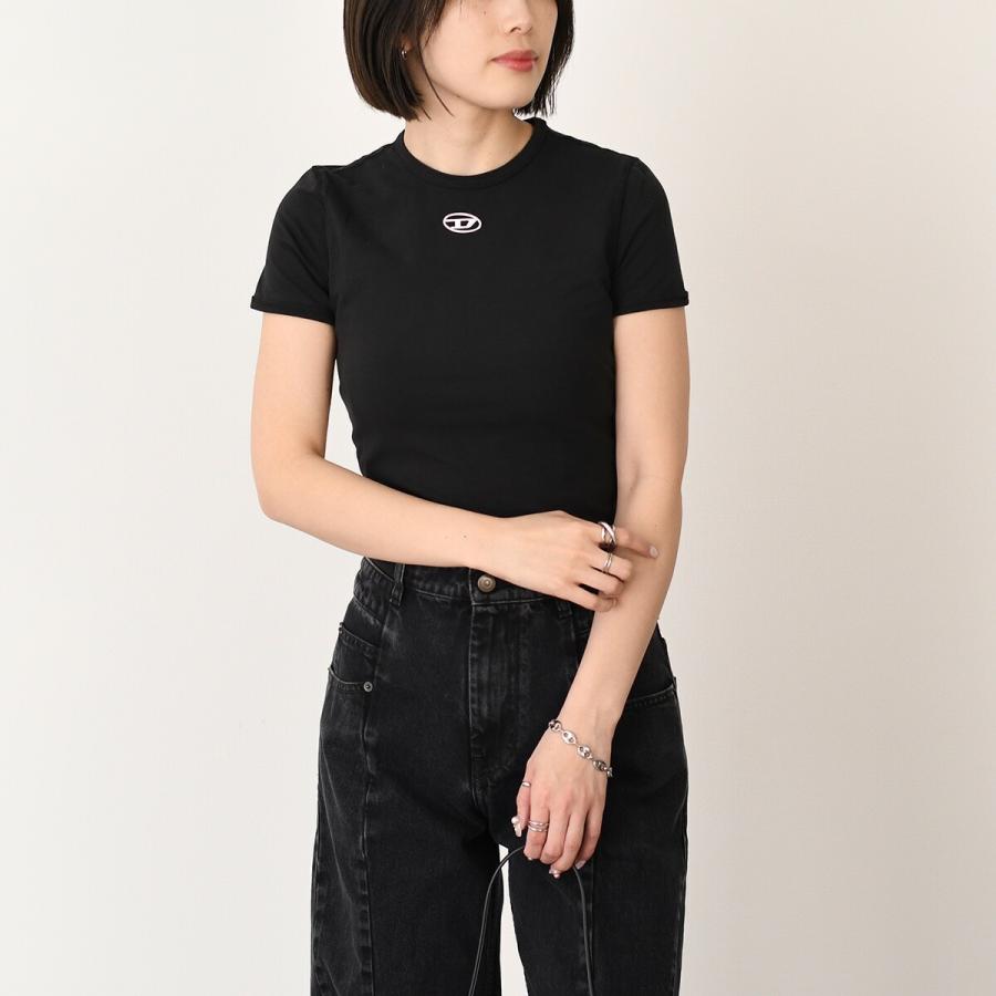 DIESEL（ディーゼル） Tシャツ T-UNCUTIESLONG-OD コットン スリム