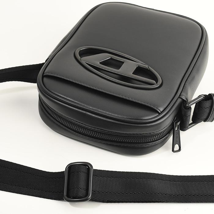 DIESEL ディーゼル HOLI D ショルダーバッグ ブラック 黒 HOLI-D CROSSBODY Holi-D-Crossbody bag in PU and neoprene