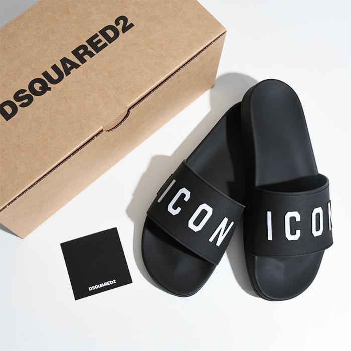 D SQUARED2 ディースクエアード シャワーサンダル メンズ Be Icon Flip