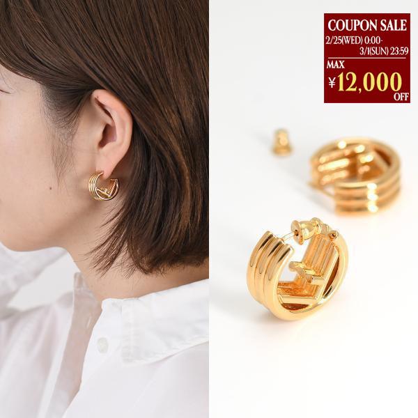 FENDI（フェンディ） アクセサリー ピアス エフ イズ F IS 8AK990 B08