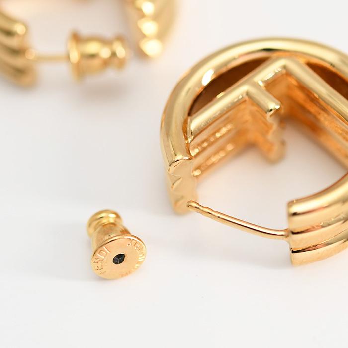 FENDI（フェンディ） アクセサリー ピアス エフ イズ F IS 8AK990 B08
