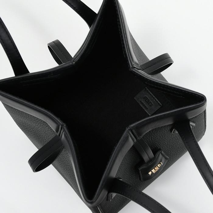 FENDI ブラックスエードパーティーバッグ FENDI フェンディ バッグ トートバッグ ハンドバッグ Origami