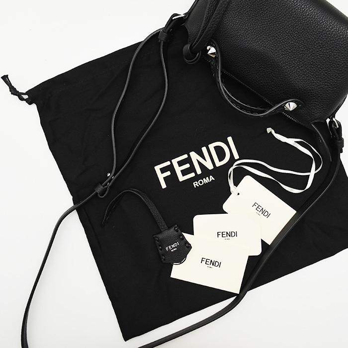 【極美品】FENDI フェンディ セレリア ジップ レザー スモールベルトバッグ セレリア フェンディ シエスタ スモール カーフレザー ブラック | Fendi