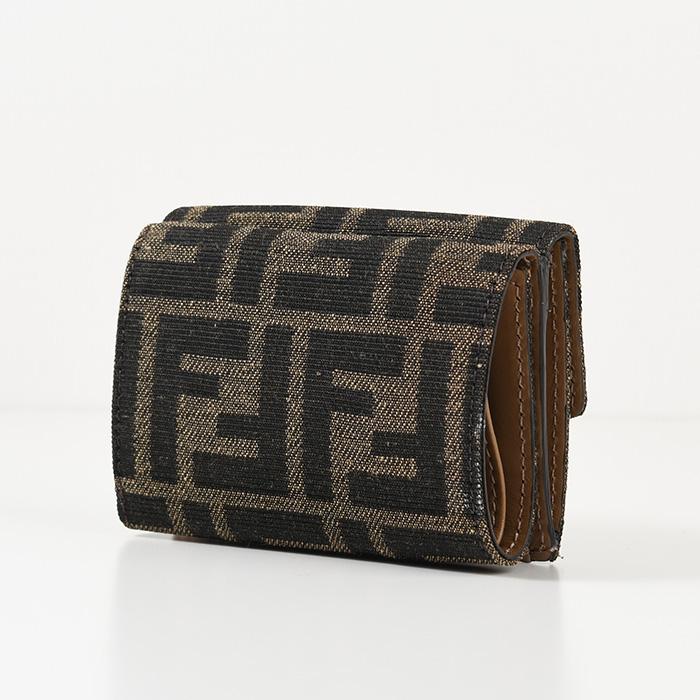 FENDI（フェンディ） 三つ折り財布 8M0395 A98P レディース ロゴ