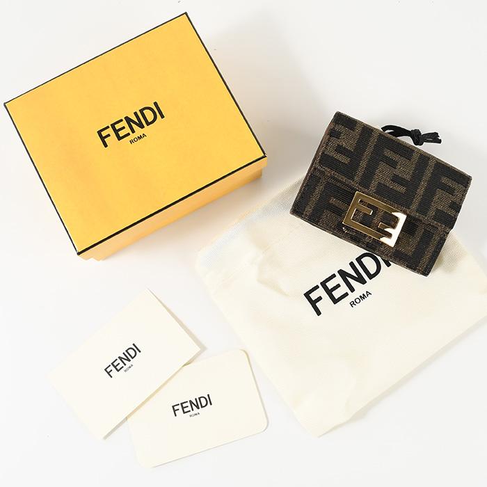 FENDI（フェンディ） 三つ折り財布 8M0395 A98P レディース ロゴ