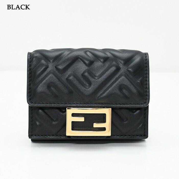 FENDI（フェンディ） 【ポイント5倍】FENDI 三つ折り財布 財布 レザー