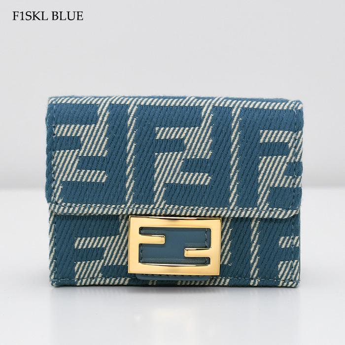 FENDI フェンディ 財布 ウォレット バゲット マイクロ 三つ折り