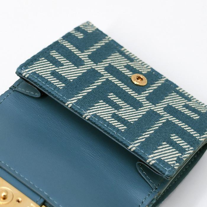 FENDI フェンディ 財布 ウォレット バゲット マイクロ 三つ折り