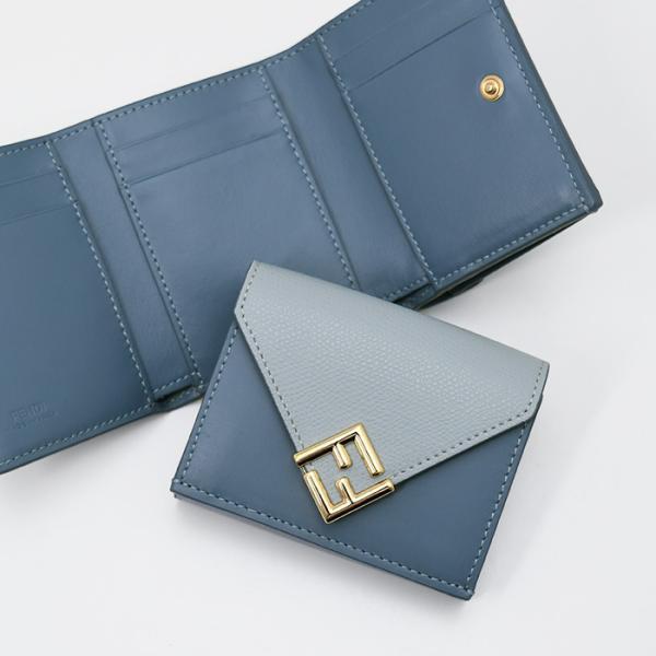 FENDI フェンディ 二つ折り財布　ウォレット　未使用　正規品　FF FENDI - フェンディ FENDI 財布 二つ折り FFダイヤモンド