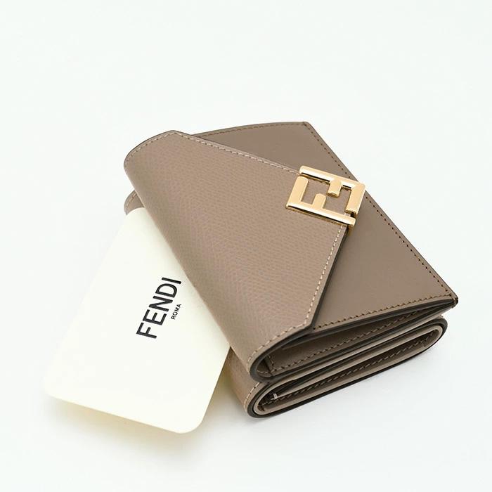 FENDI（フェンディ） 三つ折り財布 ウォレット 財布 FFダイヤモンド