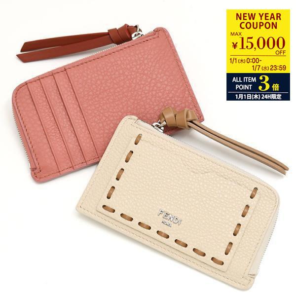 未使用 FENDI フェンディ ケース付き セレリア ウォレット 現行品 コインケース付きセレリア 財布 カーフレザー ブラック | Fendi