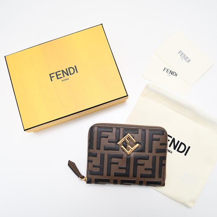 FENDI フェンディ 財布 ウォレット FFダイヤモンド ジップ