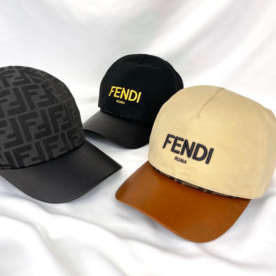 FENDI フェンディ キャップ 帽子 FF モノグラム ロゴ リバーシブル CAP メンズ ユニセックス BLACK ブラック BEIGE ベージュ  ロゴ コットン FXQ771AFHB ギフト :fd-fxq771afhb-m:セレクトショップ FELICE Yahoo!店 - 通販 - 