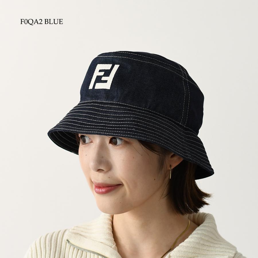 FENDI フェンディ 帽子 ハット FXQ958ARR1 ブルーデニム