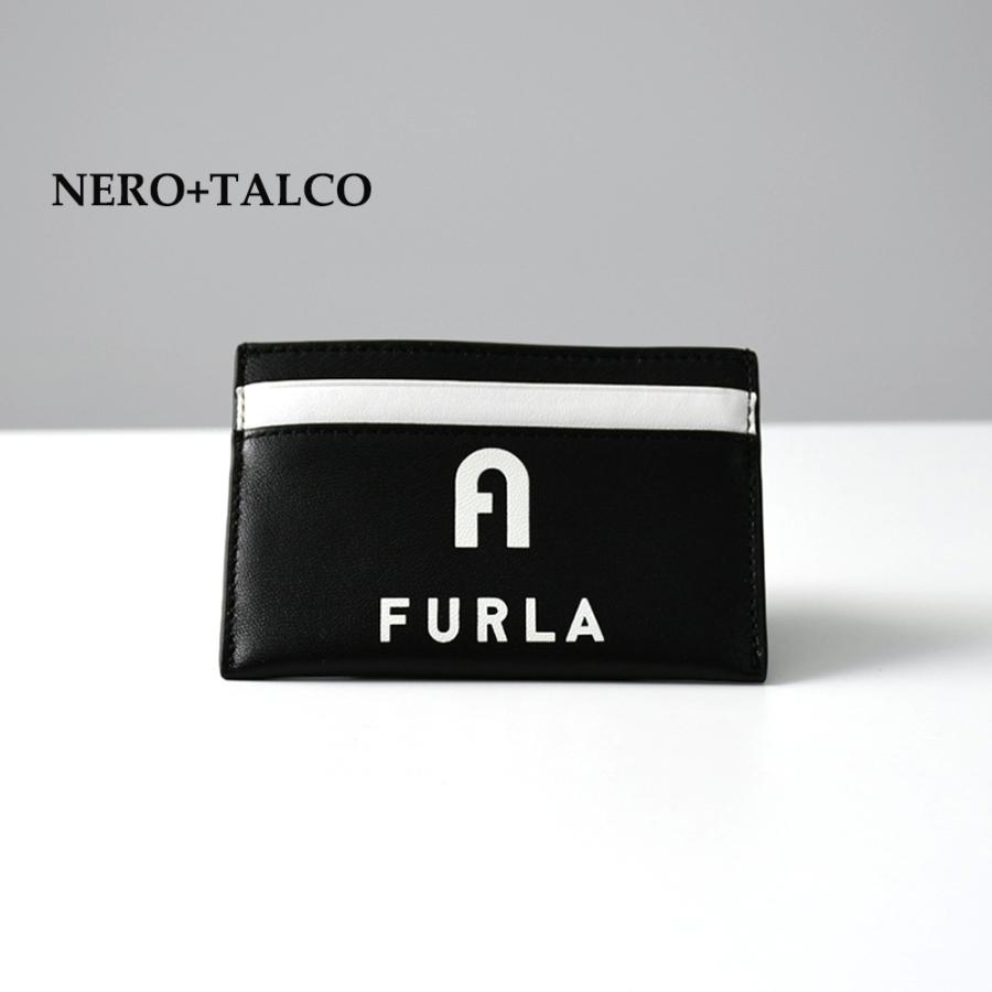 FURLA フルラ カードケース ロゴ プリント シンプル バイカラー 