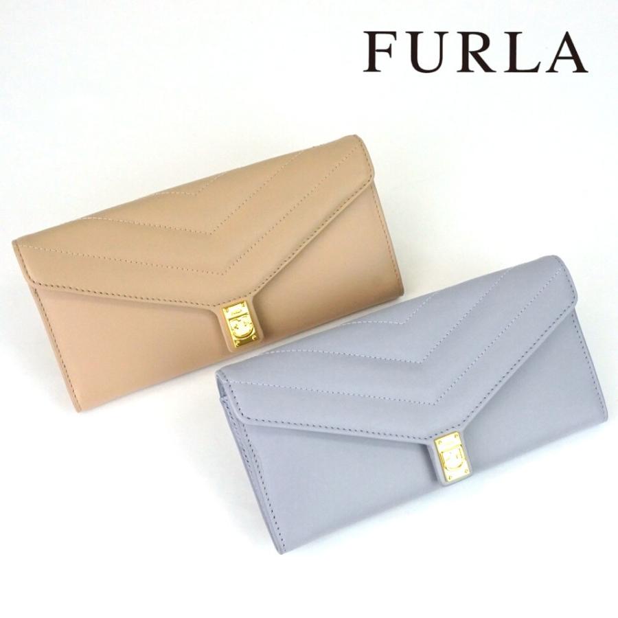 フルラ Furla 長財布 Belvedere フラップ 新作 財布 Dalia ベージュ Violetta ブルー 二つ折り収納たっぷり Furla Belvedere セレクトショップ Felice Yahoo 店 通販 Yahoo ショッピング