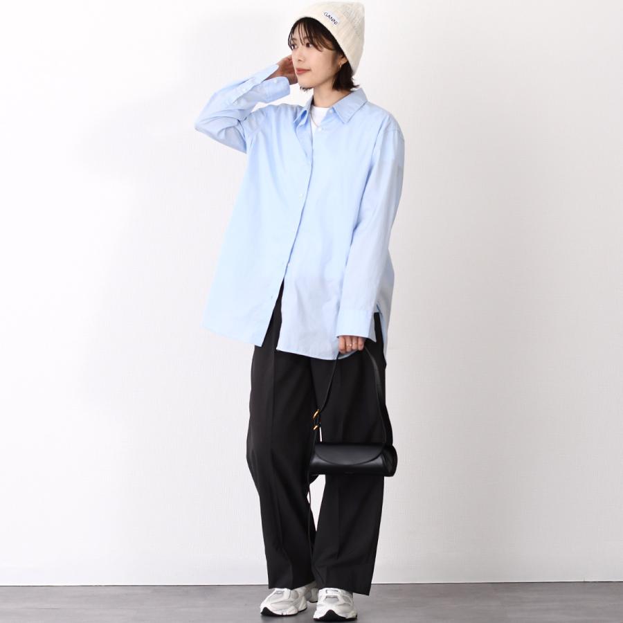 GANNI（ガニー） ニット帽 ビーニー 帽子 ウールケーブルビーニー