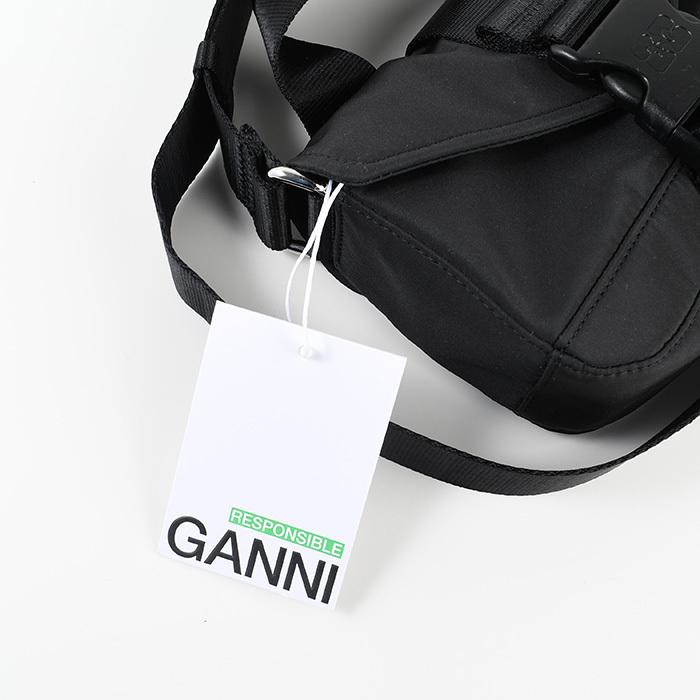 GANNI（ガニー） ショルダーバッグ バッグ RECYCLED TECH MINI SATCHEL 