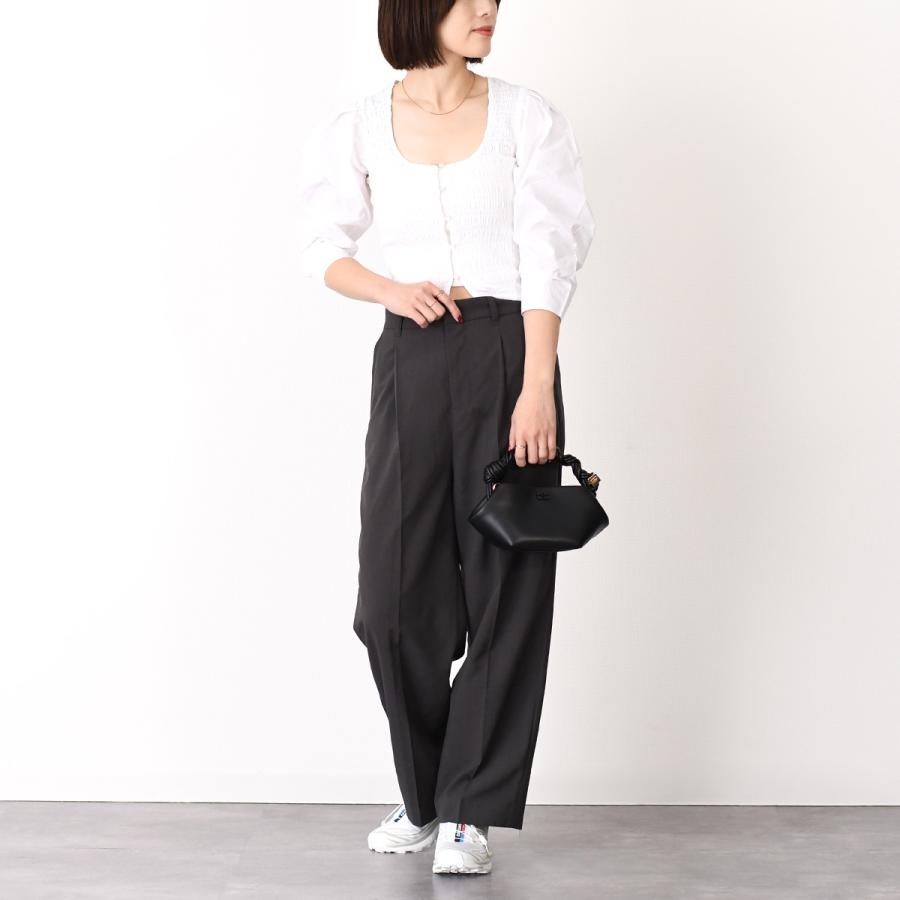 GANNI ガニー ハンドバッグ バッグ MINI BOU BAG A5842 A6949 A6946 レディース グレージュ ショルダーバッグ ミニバッグの画像