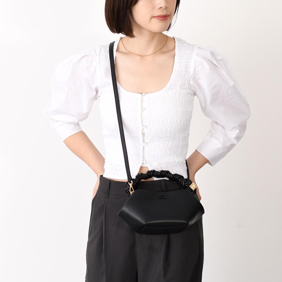 GANNI ガニー ハンドバッグ バッグ MINI BOU BAG A5842 A6949 A6946 レディース グレージュ ショルダーバッグ ミニバッグの画像