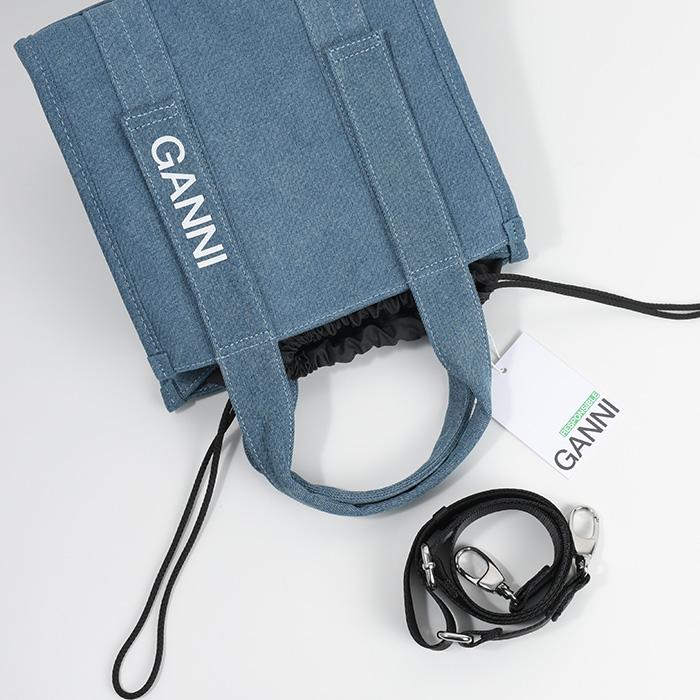 GANNI（ガニー） ガニ― バッグ テック デニム ハンドバッグ ショルダー