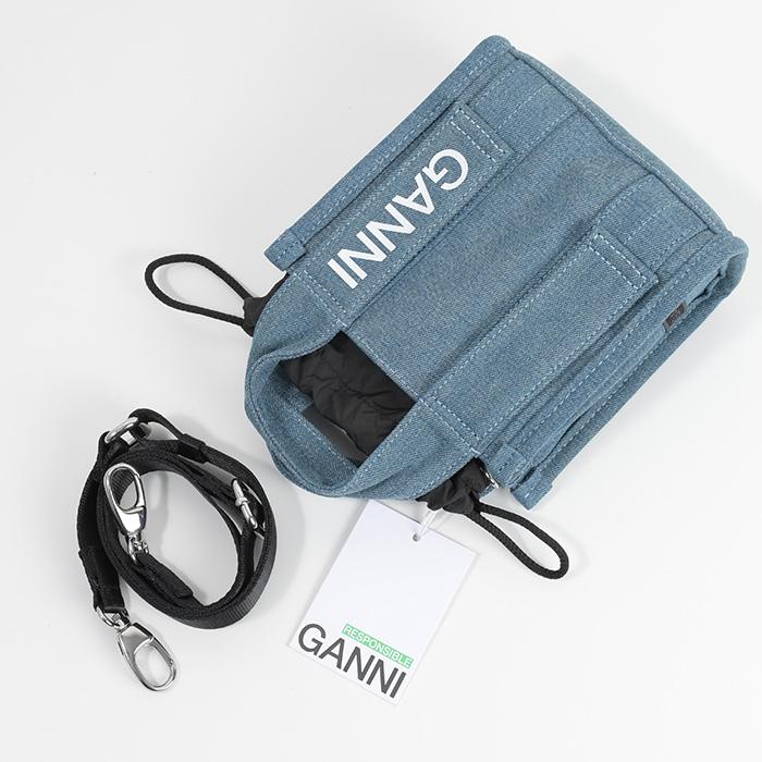 GANNI（ガニー） ガニ― バッグ デニム テック ショルダーバッグ